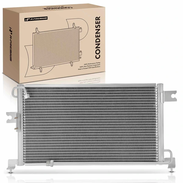 Aluminum AC Condenser with Bracket for Mazda Miata 1999-2000 1.8L Parallel Flow