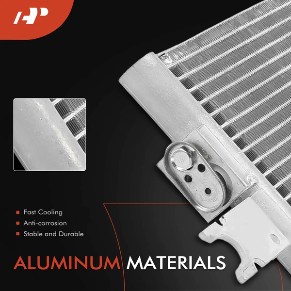 AC Condenser with Bracket for Mack CHN CTP CV CXN CXP 2006-2007 CT 2005-2007