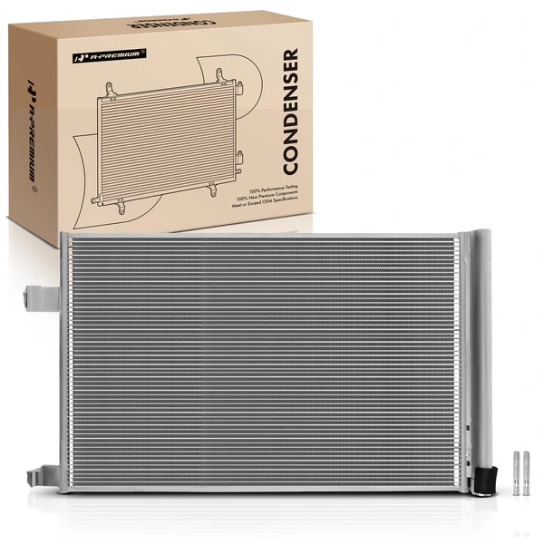 AC Condenser with Receiver Drier for Jaguar F-Pace 2017-2021 XE XF