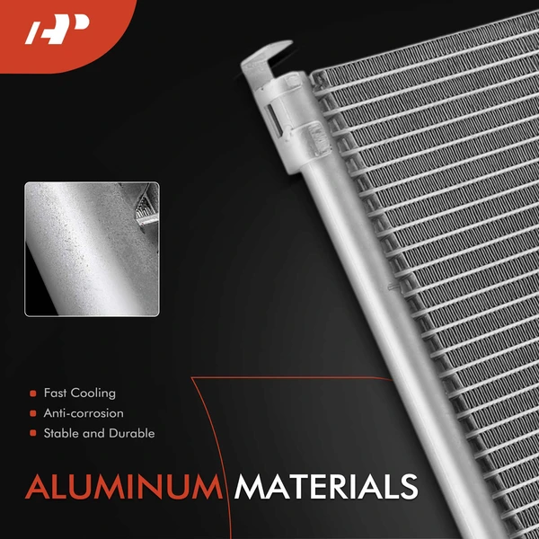 AC Condenser with Bracket for Chevrolet Malibu Buick Regal Century Olds Pontiac