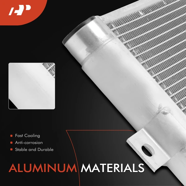 AC Condenser with Receiver Drier & Bracket for Ford Edge 2012-2014 L4 2.0L