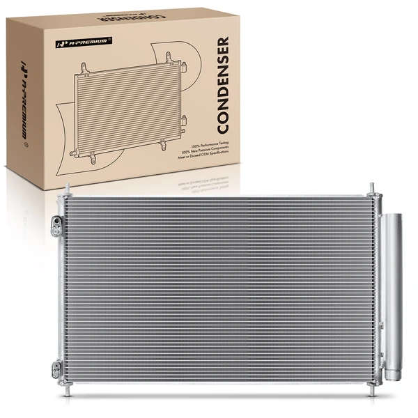 AC Condenser with Receiver Drier for Toyota Prius C 2012-2021 L4 1.5L