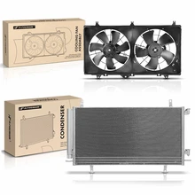 AC Condenser & Dual Cooling Fan Assembly Kit for 2012 Chevrolet Camaro