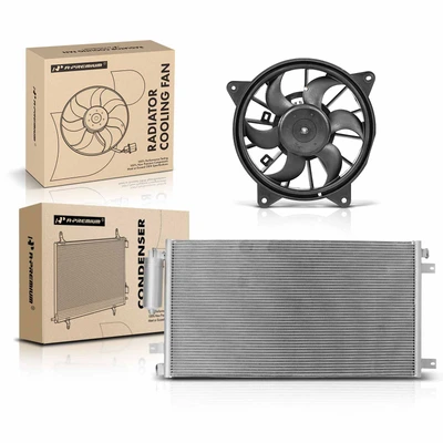 AC Condenser & Single Cooling Fan Assembly Kit