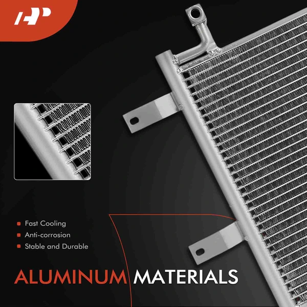 Aluminum AC Condenser with Bracket for Volkswagen Passat 1995-1997 1.9L 2.0L 2.8L