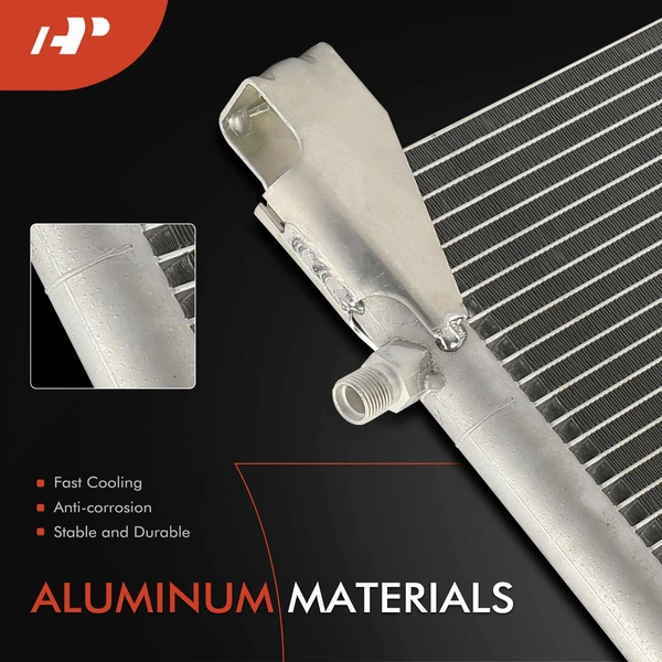 AC Condenser with Bracket for Volvo ACL 1996-2000 FE VN WAH WC WG