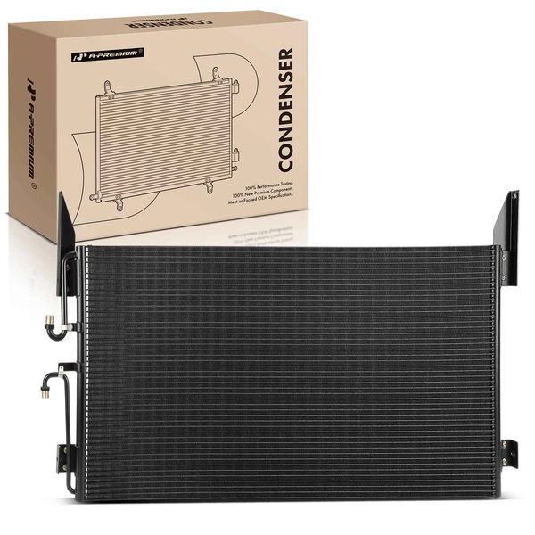 AC Condenser with Bracket for Western Star 3700 3800 4800 4900 5800 5900 6900