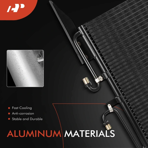 AC Condenser with Bracket for Western Star 3700 3800 4800 4900 5800 5900 6900