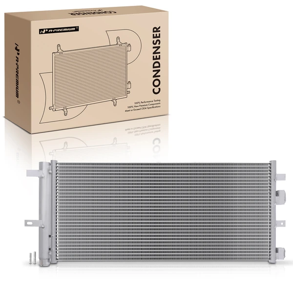 AC Condenser with Receiver Drier for 2019-2020 Ford Police Responder Hybrid