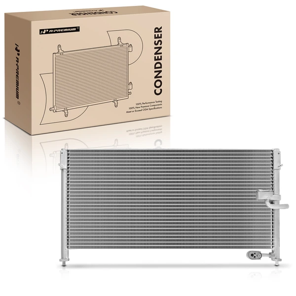 AC Condenser without Receiver Drier for Honda Accord 1990-1993 L4 2.2L