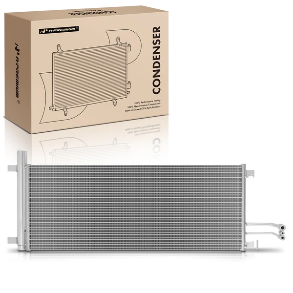 AC Condenser with Receiver Drier for 2014-2019 GMC Sierra 1500