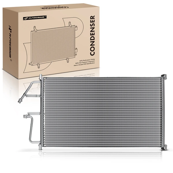 AC Condenser without Receiver Drier for 1991-1993 GMC K2500