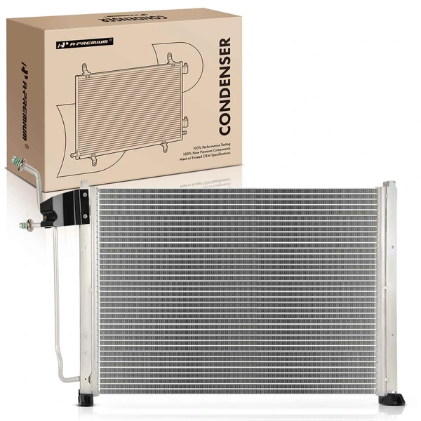 AC Condenser with Bracket for 1986-1995 Ford Taurus