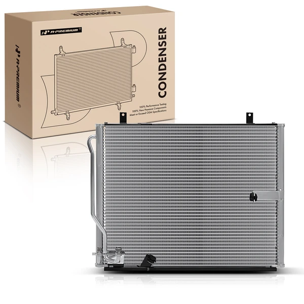 AC Condenser without Receiver Drier for 1988-1992 BMW 735iL