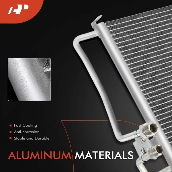 AC Condenser with Bracket for Buick LeSabre Park Avenue Oldsmobile 88 98 Pontiac