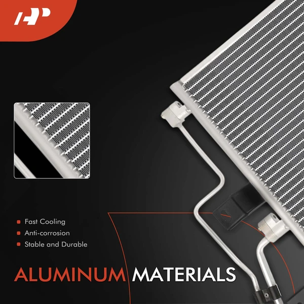 AC Condenser with Bracket for Ram 2500 3500 4500 5500 Dodge Ram 2500 Ram 3500