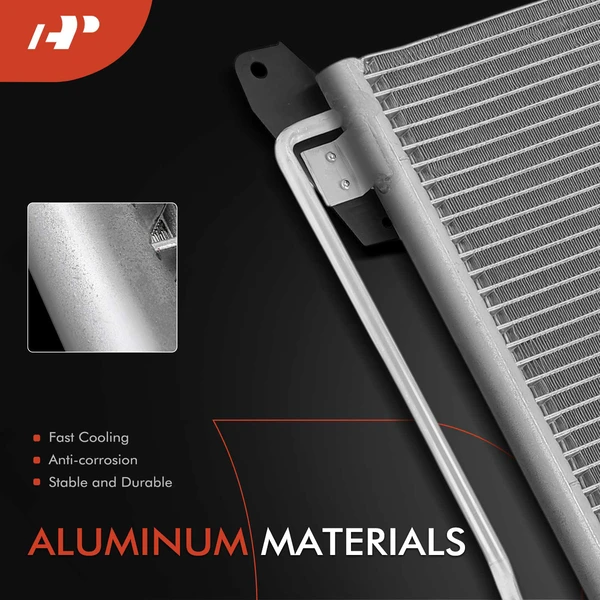 AC Condenser with Bracket for Ford Five Hundred Freestyle Mercury Montego 2005