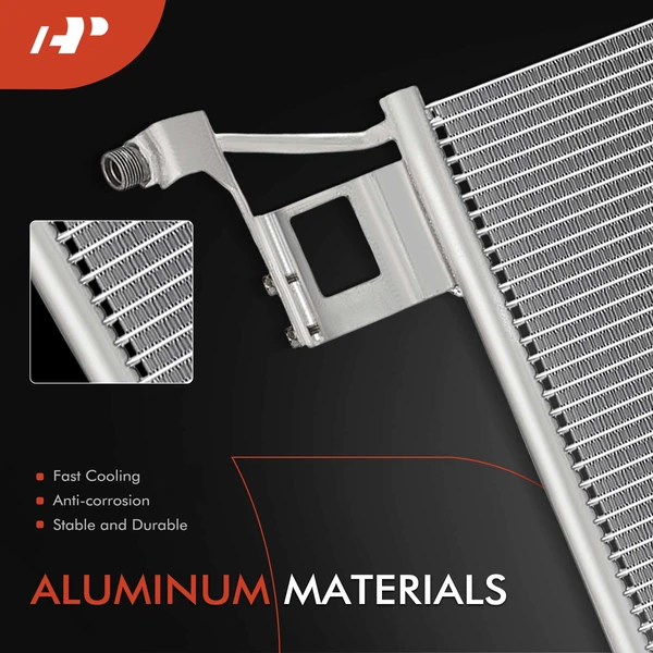 AC Condenser with Bracket for Audi A6 Quattro Allroad Quattro S6 S8 V8 4.2L