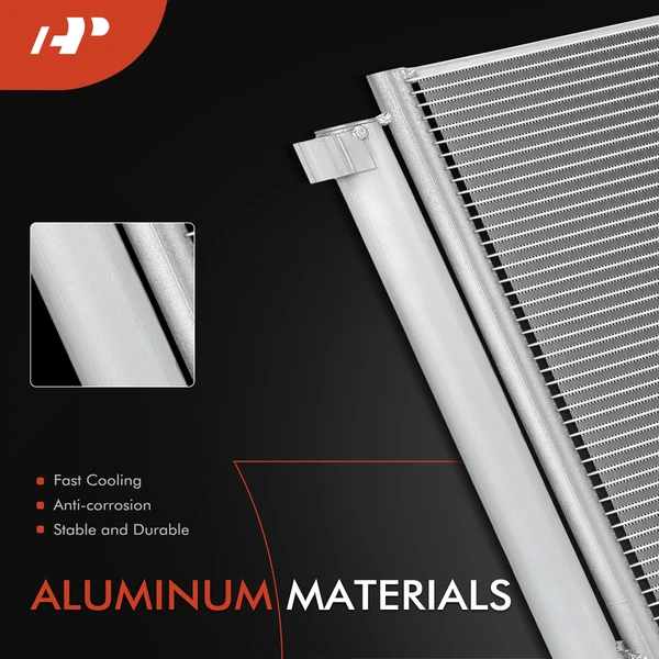 AC Condenser with Drier & Bracket for Hyundai Kona 22-23 2.0L Naturally Aspirated