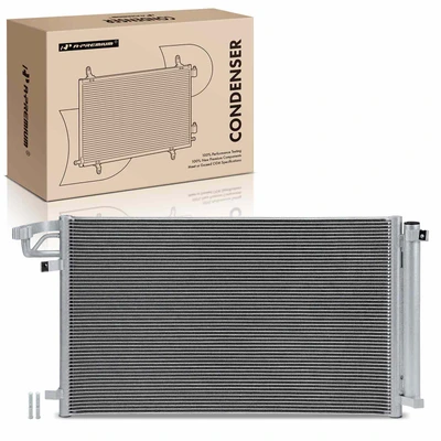 Aluminum AC Condenser with Receiver Drier & Bracket