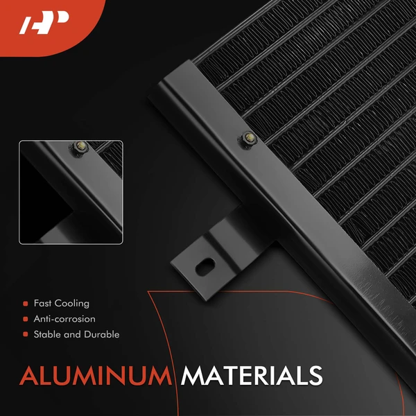 AC Condenser with Bracket for Jeep YJ Wrangler 1987-1995 L4 2.5L L6 4.0L 4.2L