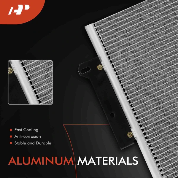 AC Condenser with Bracket for Chevrolet Beretta Corsica Pontiac Grand Am Buick