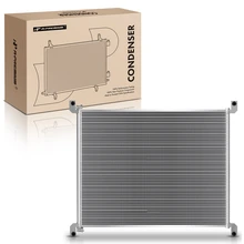 AC Condenser without Receiver Drier for 1997-2007 Kenworth T2000