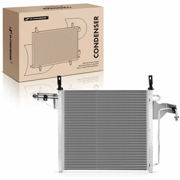 AC Condenser with Bracket for Ford Explorer 1995-1997 4.0L OHV Parallel Flow