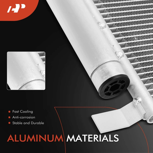 AC Condenser with Receiver Drier for Lexus LS500 2018-2023 V6 3.4L