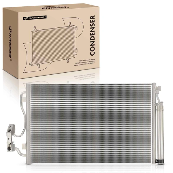 AC Condenser with Receiver Drier & Bracket for BMW F32 F33 435i F87 M2 F80 M3 F82