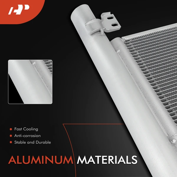 AC Condenser with Drier & Bracket for Lexus LS600h 2010-2016 V8 5.0L