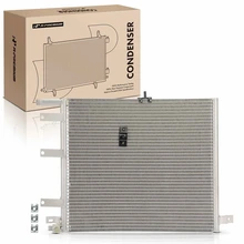 Aluminum AC Condenser with Bracket for 1990-1998 Saab 9000