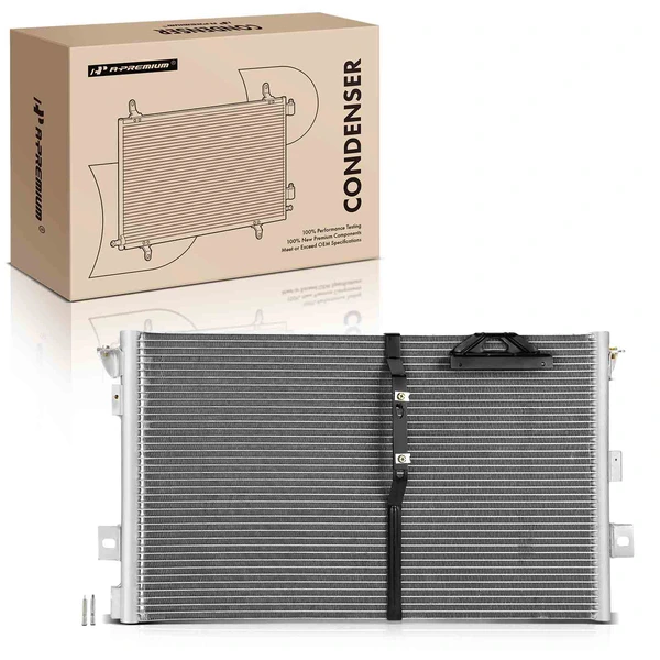 AC Condenser with Bracket for Dodge Grand Caravan 1996-2000 Chrysler Town & Country