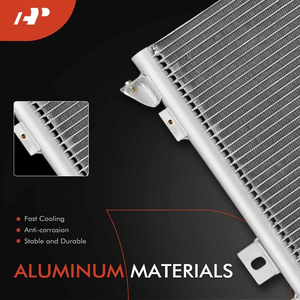 AC Condenser with Bracket for Dodge Grand Caravan 1996-2000 Chrysler Town & Country