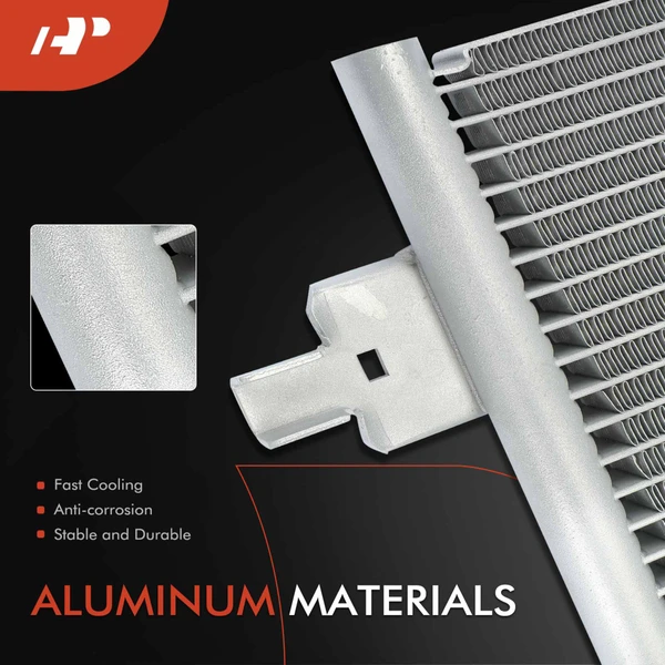 AC Condenser with Bracket for Audi S4 2000-2002 V6 2.7L