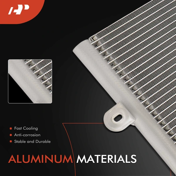 AC Condenser with Bracket for Chrysler Intrepid New Yorker Concorde Dodge Eagle