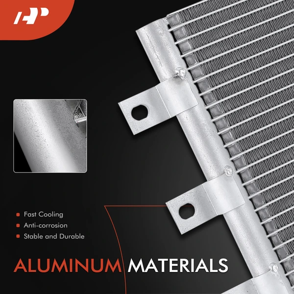 AC Condenser without Receiver Drier for Freightliner FL80 FLC120 FLD120