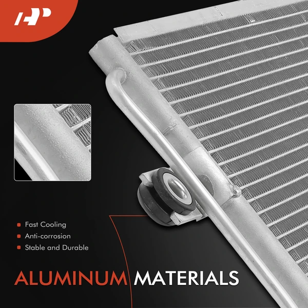 AC Condenser with bracket for Freightliner M2 106 Sterling Truck Acterra 5500