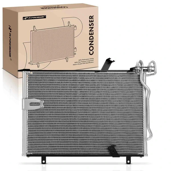 AC Condenser with Bracket for BMW E34 M5 1991-1993 L6 3.6L Naturally Aspirated