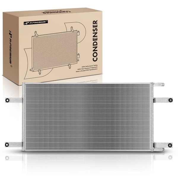 AC Condenser without Receiver Drier for 2005-2007 Peterbilt 335