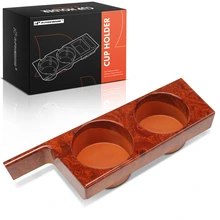 Front Center Console Peach Wood Grain Cup Holder for 1997-2000 BMW 528i