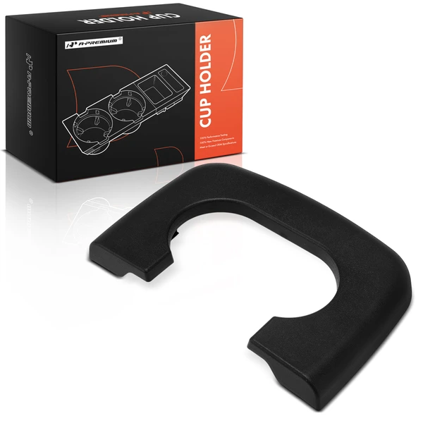 Front Console Black Cup Holder Drink Armrest Pad for 1997-2003 Ford F-150