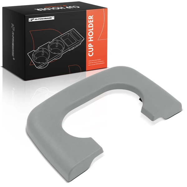 Front Console Gray Cup Holder Drink Armrest Pad for 1997-2003 Ford F-150