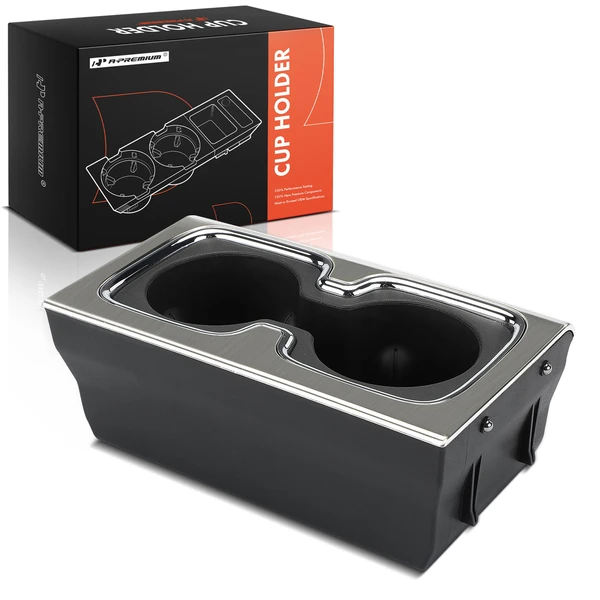 In Center Console Cup Holder Insert for 2015-2016 Chevrolet Silverado 3500 HD