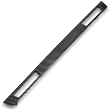Front Carbon Fiber Cup Holder Trim Surround Panel