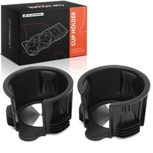 2 Pcs Front In Center Console Cup Holder Insert