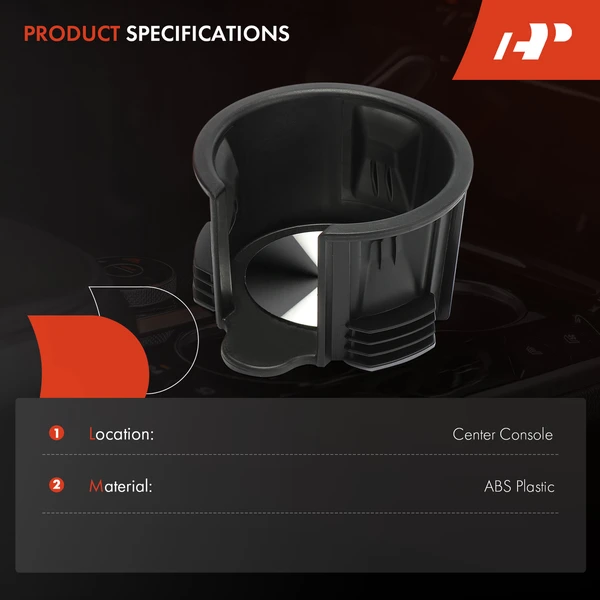 Front In Center Console Cup Holder Insert for Land Rover Range Rover Defender 90