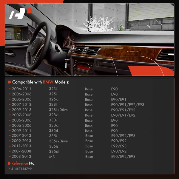 Gray Cup Holder Trim Surround Panel for BMW E90 E91 E92 E93 3-Series