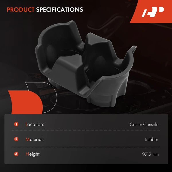 Center Console Cup Holder Insert for Jeep Wrangler TJ 2001-2006