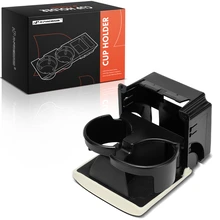 Rear Console Beige Cup Holder Assembly